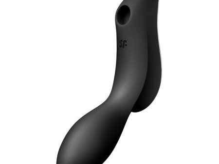 Curvy Trinity 2 stymulator łechtaczki z wibracjami Black Hot on Sale