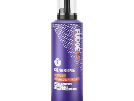 Clean Blonde Violet Xpander Foam pianka dodająca objętości i tonująca włosy blond 200ml Supply