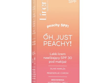 Oh Just Peachy! lekki krem nawilżający SPF30 pod makijaż 50ml Online Sale