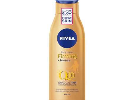 Ujędrniający balsam do ciała z efektem brązującym Firming + Bronze Q10 400ml Hot on Sale